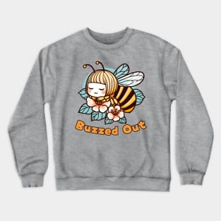 Tired bee Crewneck Sweatshirt